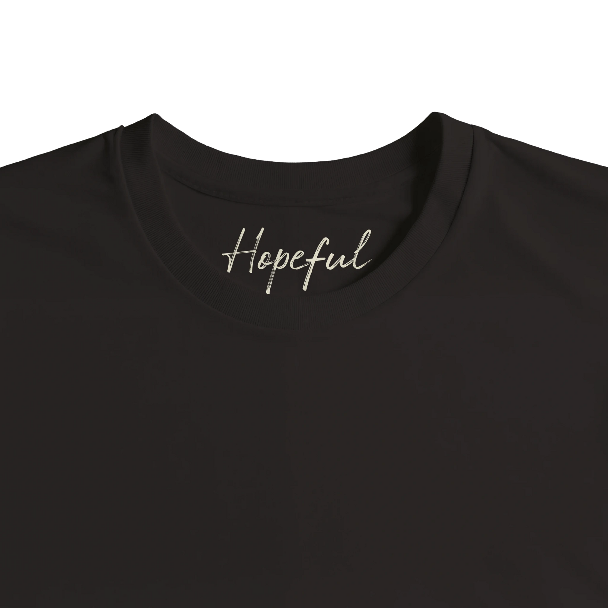 Hopeful - "A Dreamer’s Strength" T-shirt Deep Black XS 41