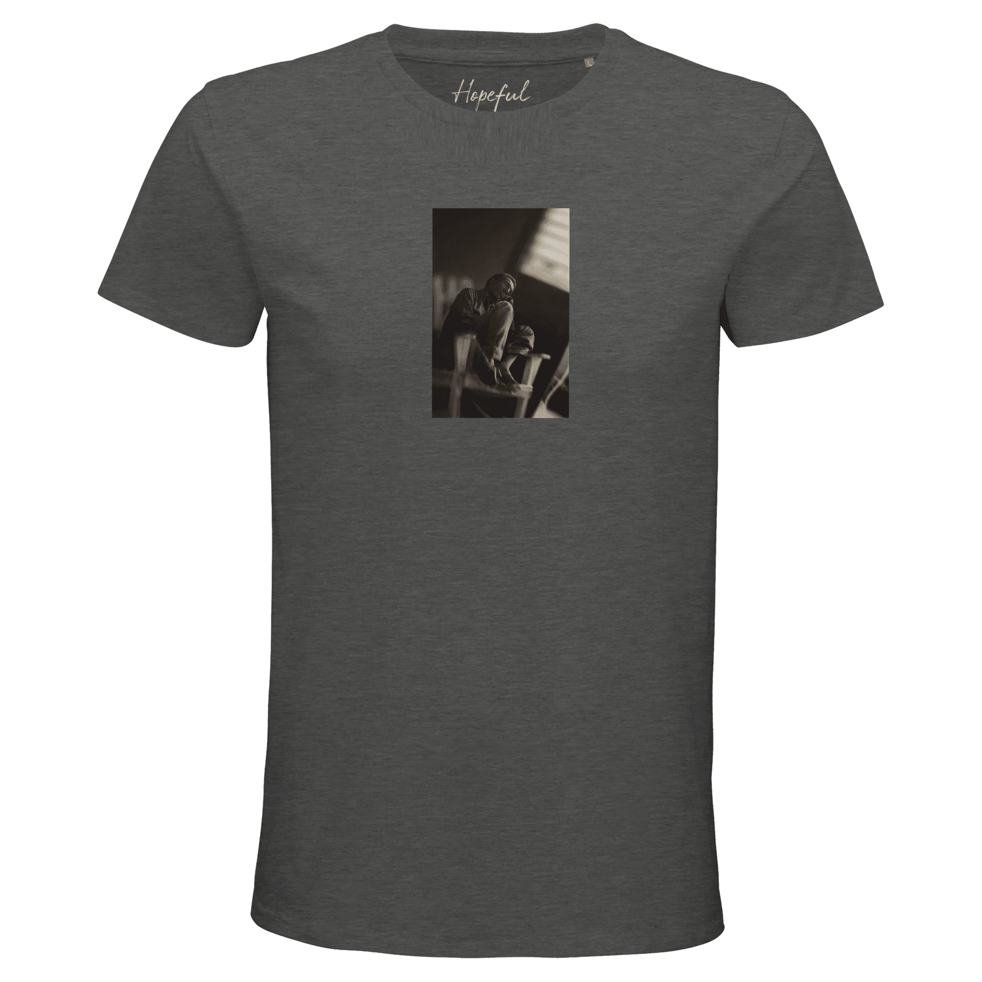 Hopeful - "A Dreamer’s Strength" T-shirt Grey Melange XS 34