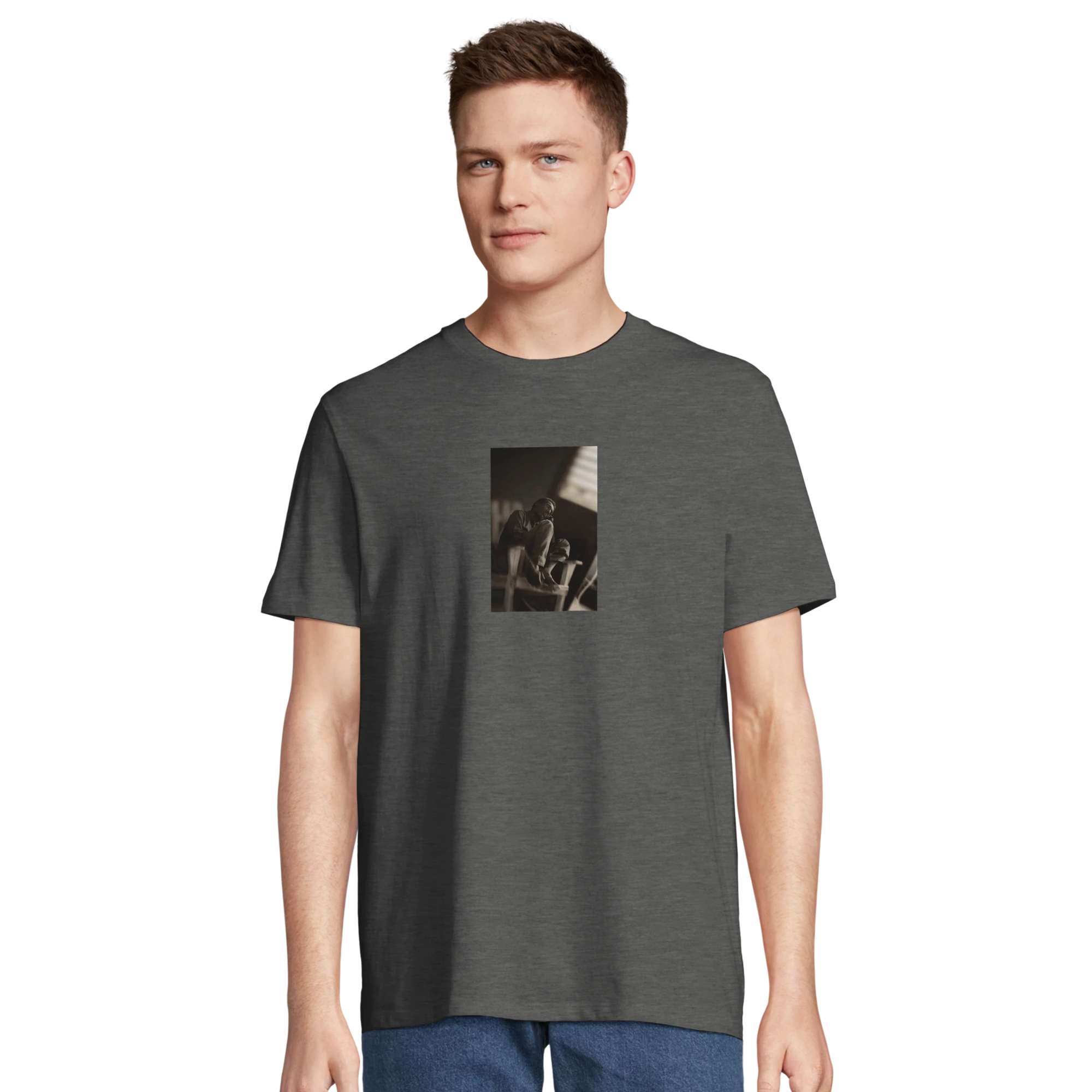 Hopeful - "A Dreamer’s Strength" T-shirt Grey Melange XS 55