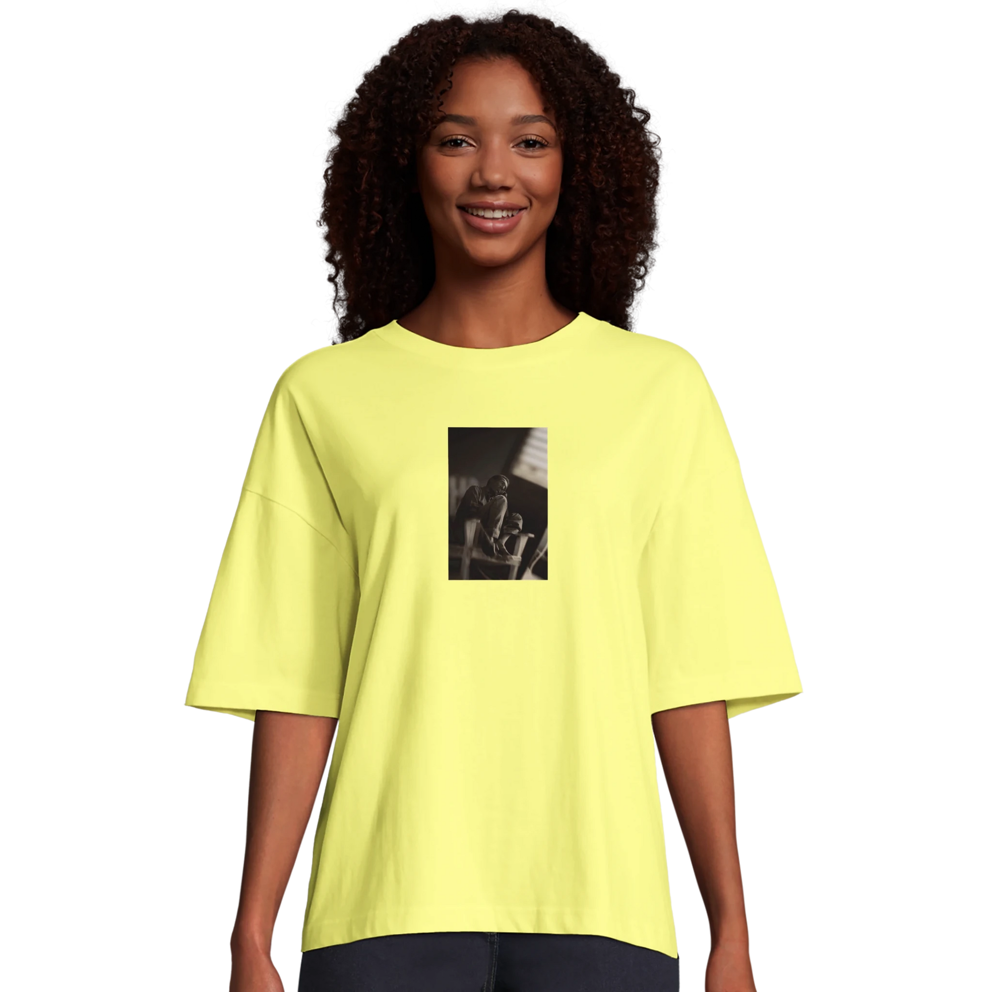 Hopeful - "A Dreamer’s Strength" T-shirt Light Yellow XS 16