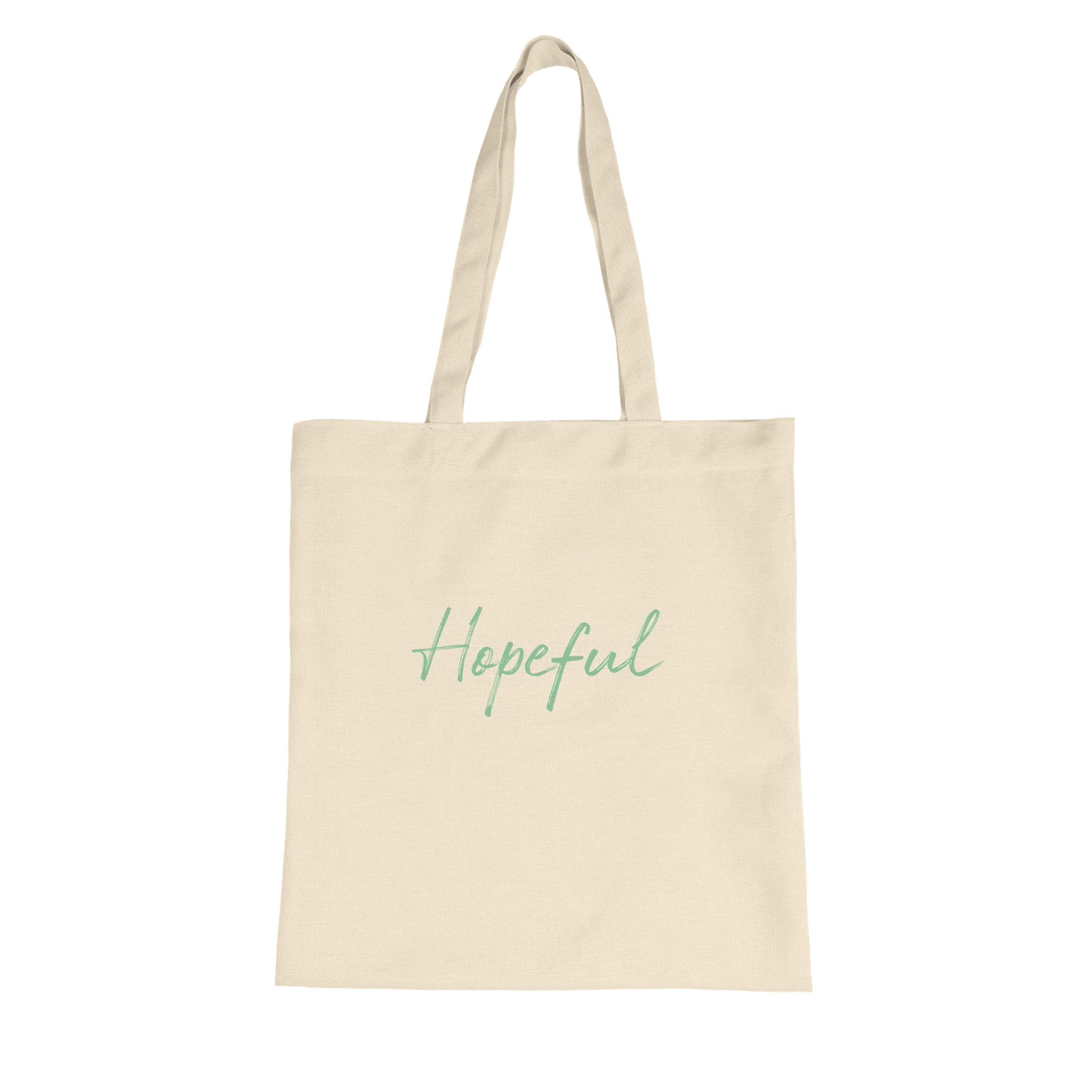 Hopeful - "A Dreamer’s Strength" Tote Bag Natural 2