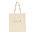 Hopeful - "A Dreamer’s Strength" Tote Bag Natural 2