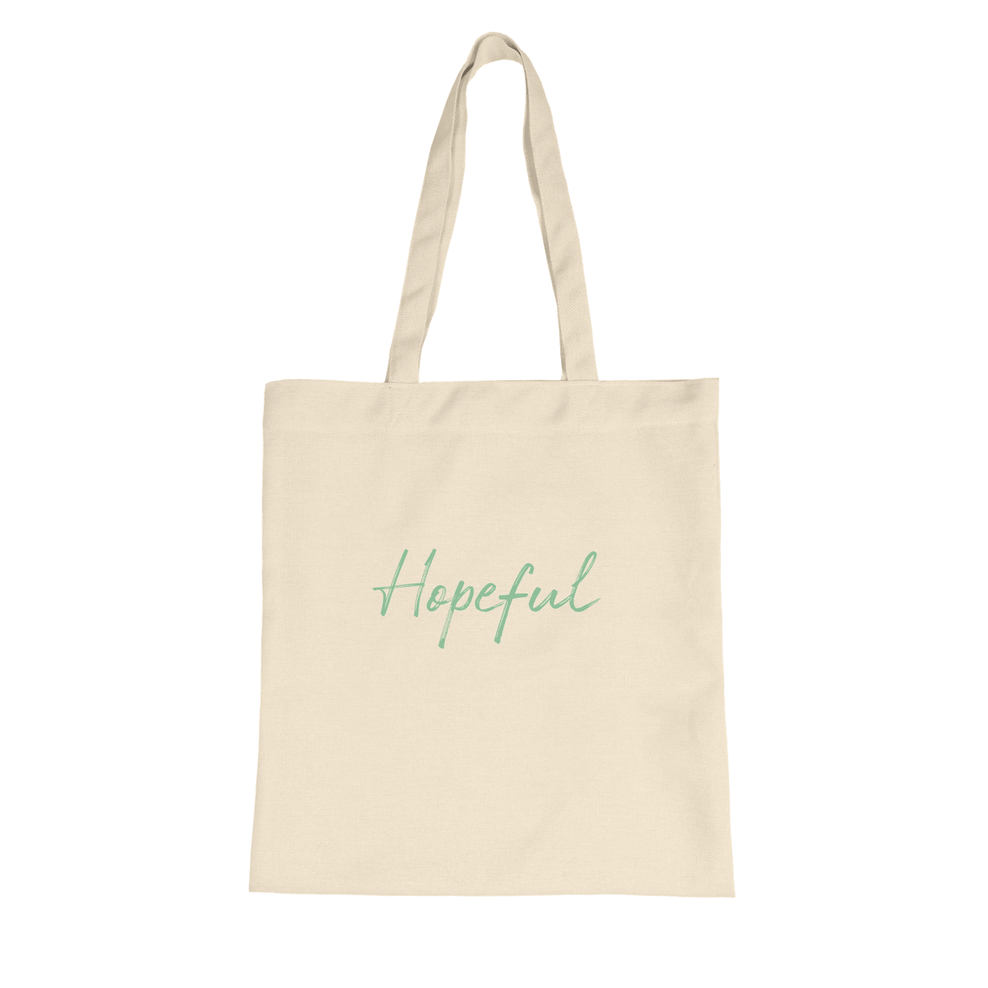Hopeful - "A Dreamer’s Strength" Tote Bag Natural 2