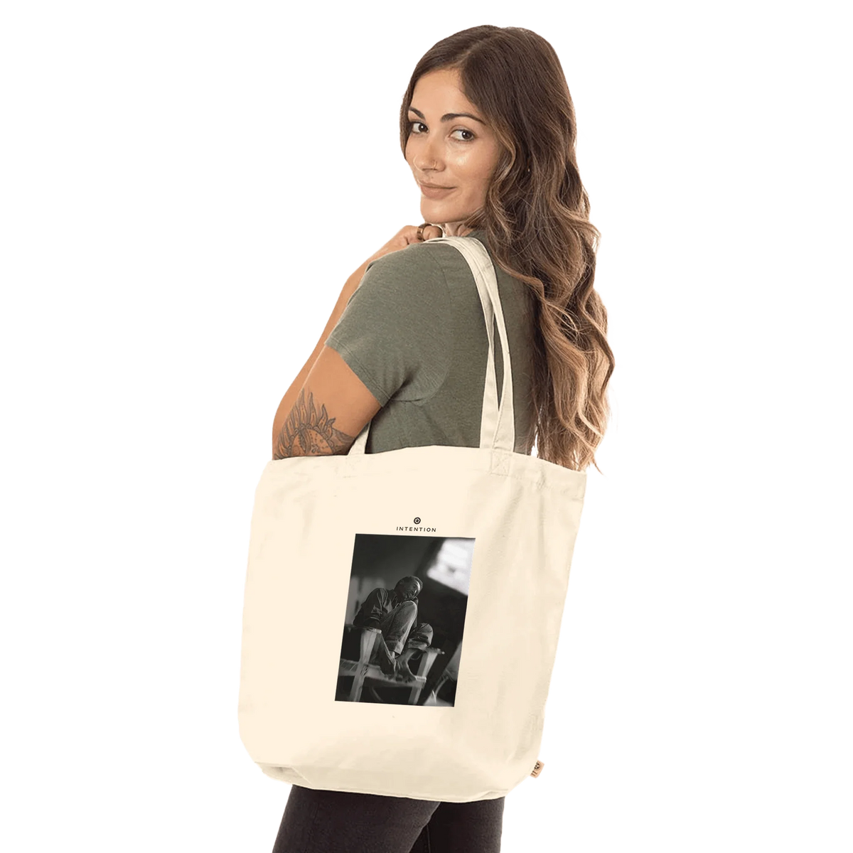 Hopeful - "A Dreamer’s Strength" Tote Bag Natural 4