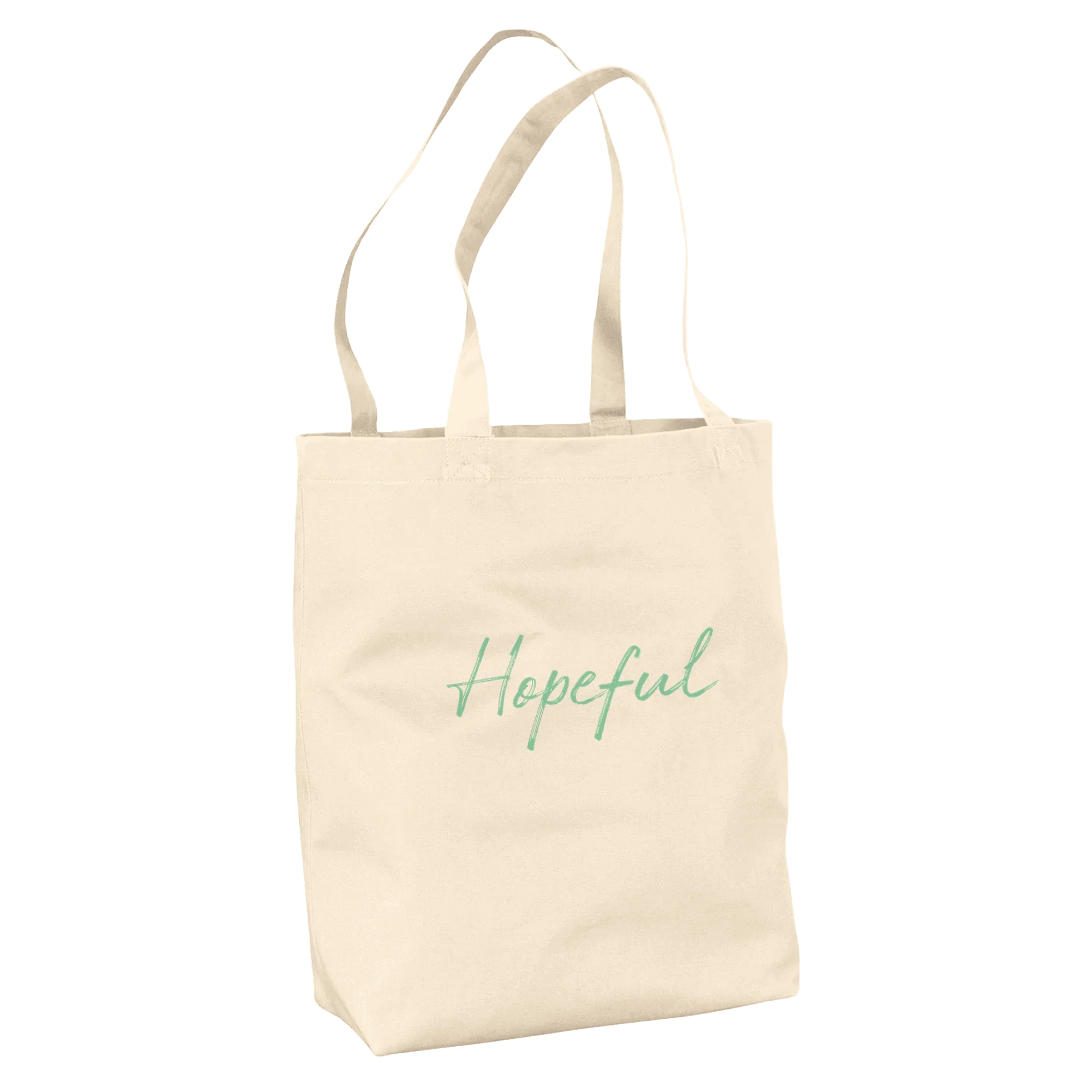 Hopeful - "A Dreamer’s Strength" Tote Bag Natural 3