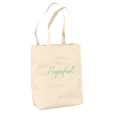 Hopeful - "A Dreamer’s Strength" Tote Bag Natural 3