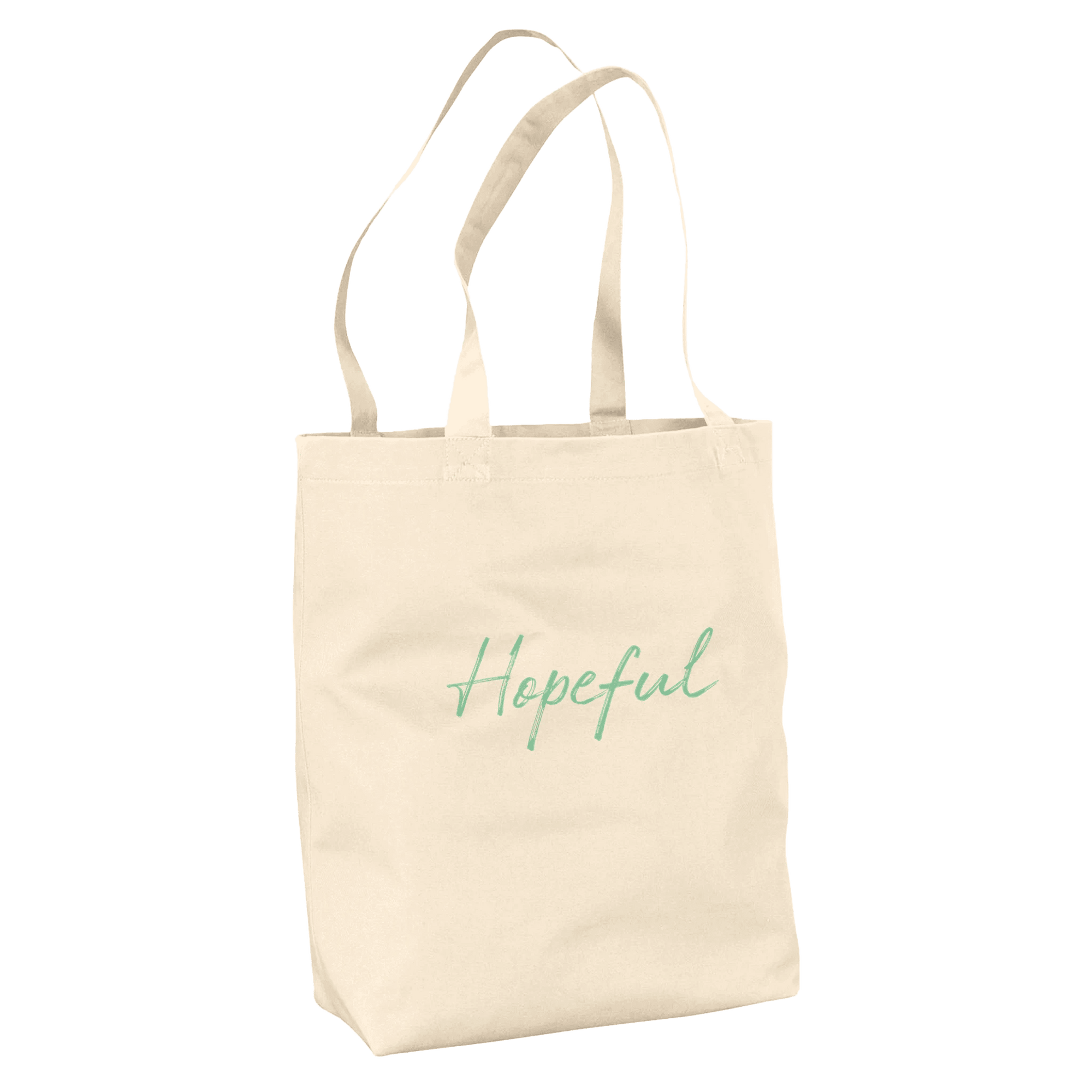 Hopeful - "A Dreamer’s Strength" Tote Bag Natural 3