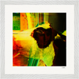 In the Eye Framed print 30x30 cm / 12x12″ White frame 8