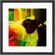 In the Eye Framed print 40x40 cm / 16x16″ Black frame 27
