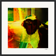 In the Eye Framed print 40x40 cm / 16x16″ Black frame 36