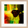 In the Eye Framed print 40x40 cm / 16x16″ Wood frame 18