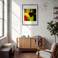 In the Eye, fine art photography by ClaraXenia. Framed print 60x80 cm / 24x32″ Black frame in interior