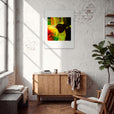 In the Eye Framed print 60x80 cm / 24x32″ White frame in interior