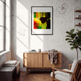 In the Eye Framed print 60x80 cm / 24x32″ Black frame in interior