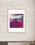 Framed print "Indigo Sky "Framed print cm / 8x10″ White frame