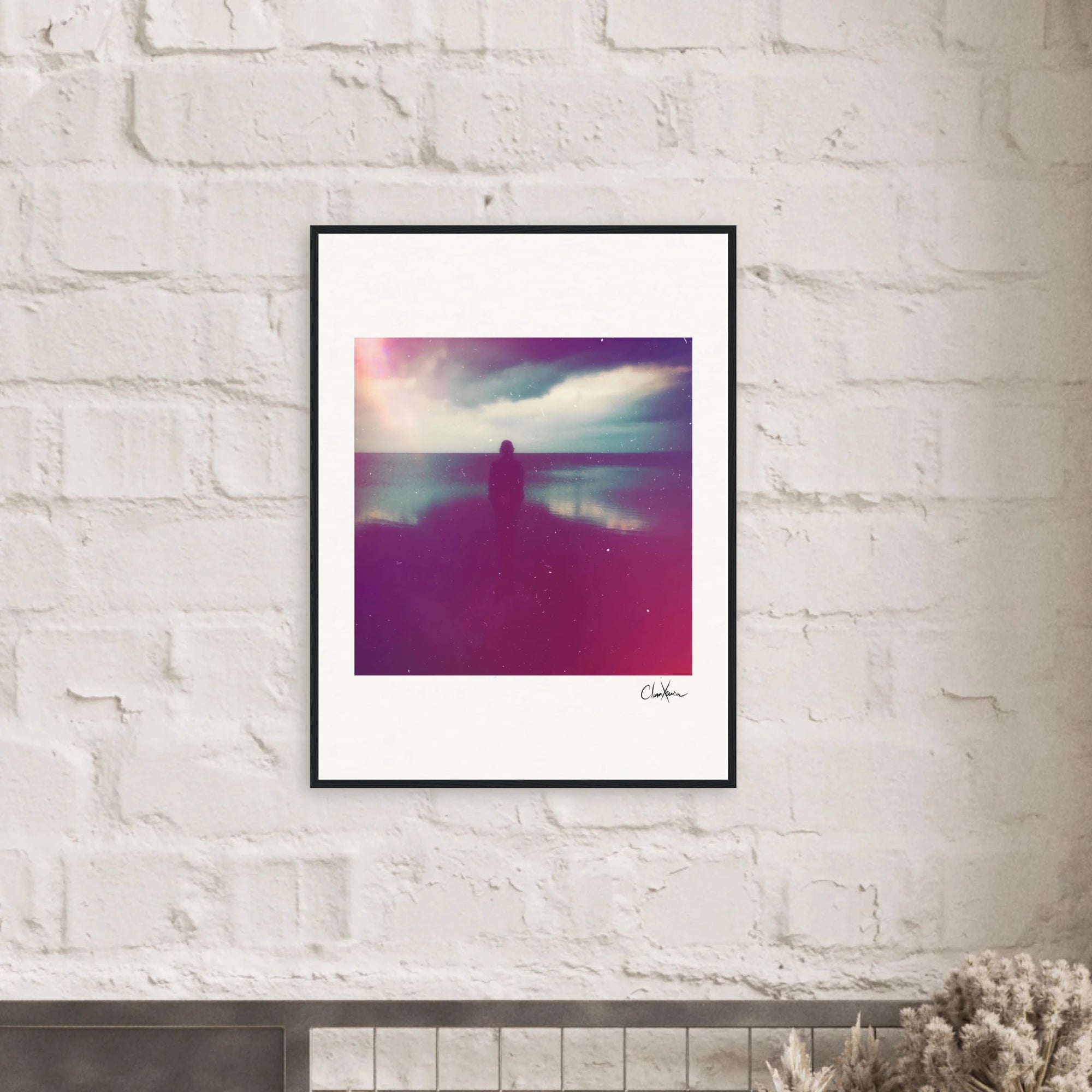 Indigo Sky Framed print 20x25 cm / 8x10″ White frame 2