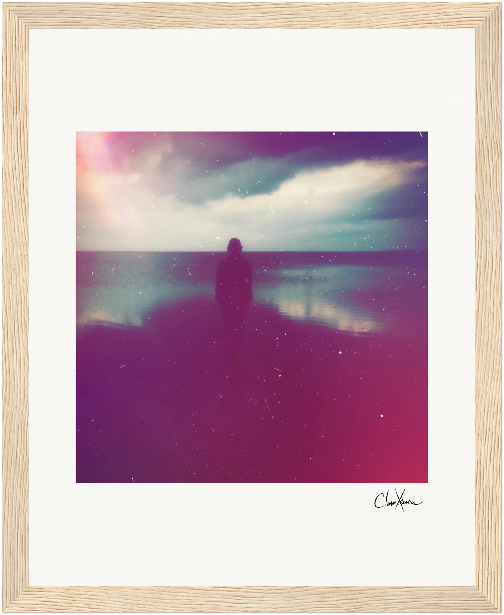 Indigo Sky Framed print 20x25 cm / 8x10″ Wood frame 16