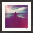 Indigo Sky Framed print 30x30 cm / 12x12″ Black frame 26