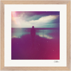 Indigo Sky Framed print 30x30 cm / 12x12″ Wood frame 17