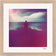 Indigo Sky Framed print 30x30 cm / 12x12″ Wood frame 17