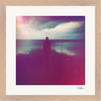 Indigo Sky Framed print 30x30 cm / 12x12″ Wood frame 17