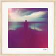 Indigo Sky Framed print 30x30 cm / 12x12″ Wood frame 18