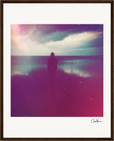 Indigo Sky Framed print 40x50 cm / 16x20″ Dark wood frame 30