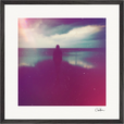Indigo Sky Framed print 50x50 cm / 20x20″ Black frame 30