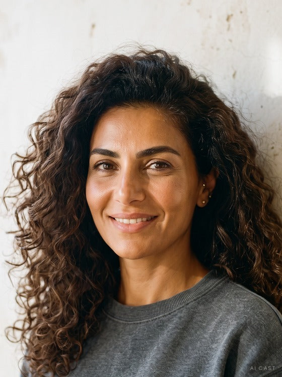 Hala, a character in the Intention Cast. Generated, not a real person.