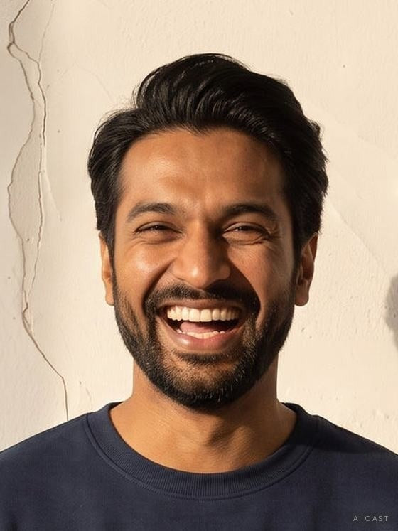 Ravi, a character in the Intention Cast. Generated, not a real person.