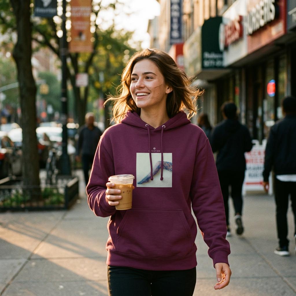 Jazzy - "Lacey Leg" Hoodie astral purple XS 4