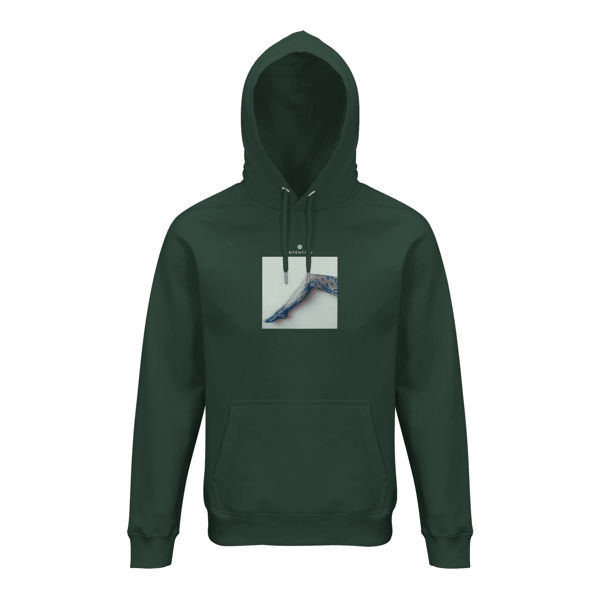 Jazzy - "Lacey Leg" Hoodie Bottle Green XS 1