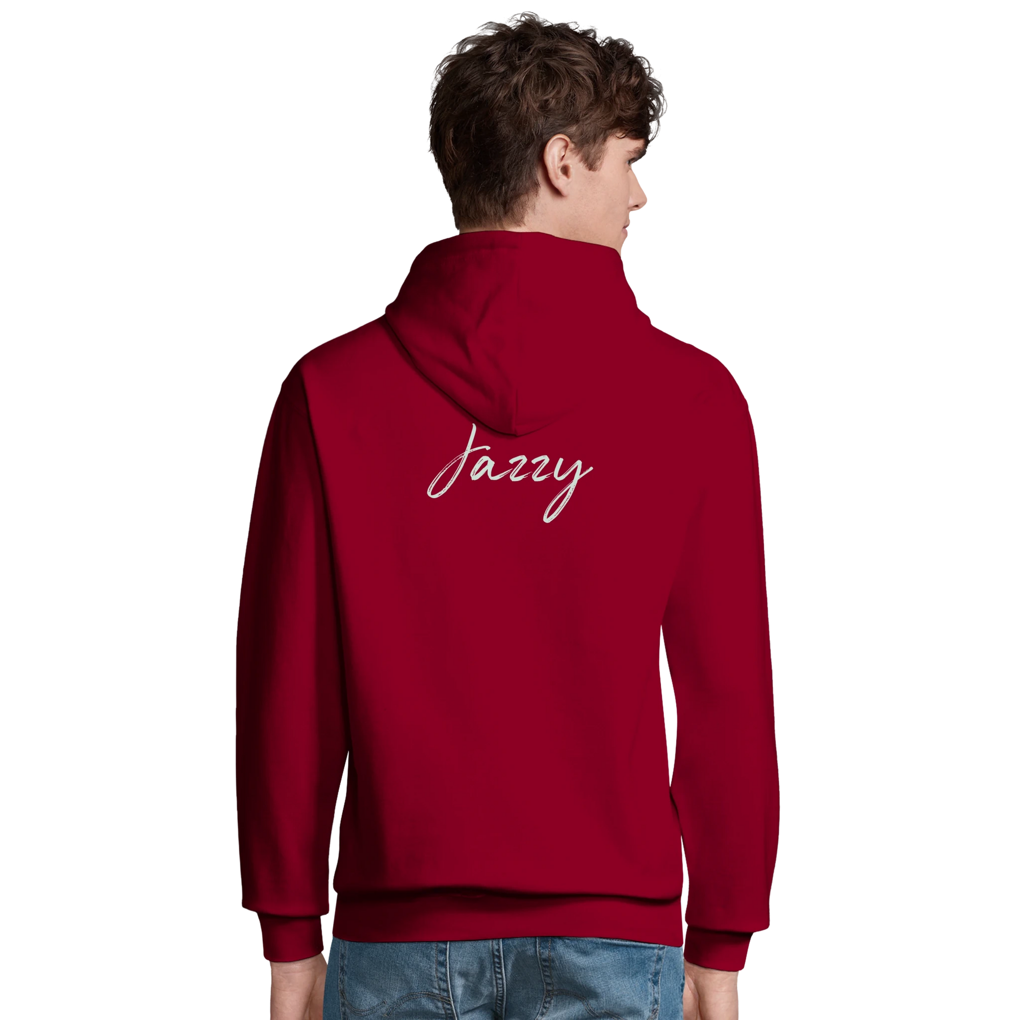 Jazzy - "Lacey Leg" Hoodie Burgundy XS 12