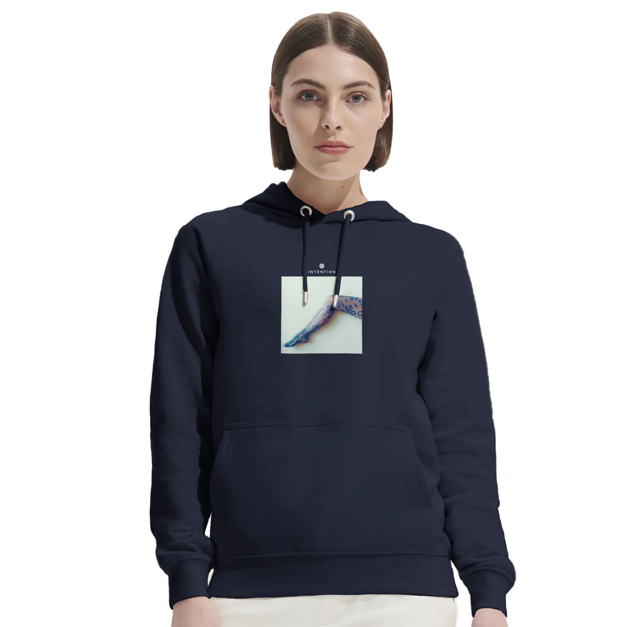 Jazzy - "Lacey Leg" Hoodie French Navy XS 5