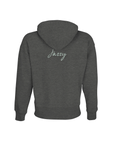 Jazzy - "Lacey Leg" Hoodie Grey Melange XS 2
