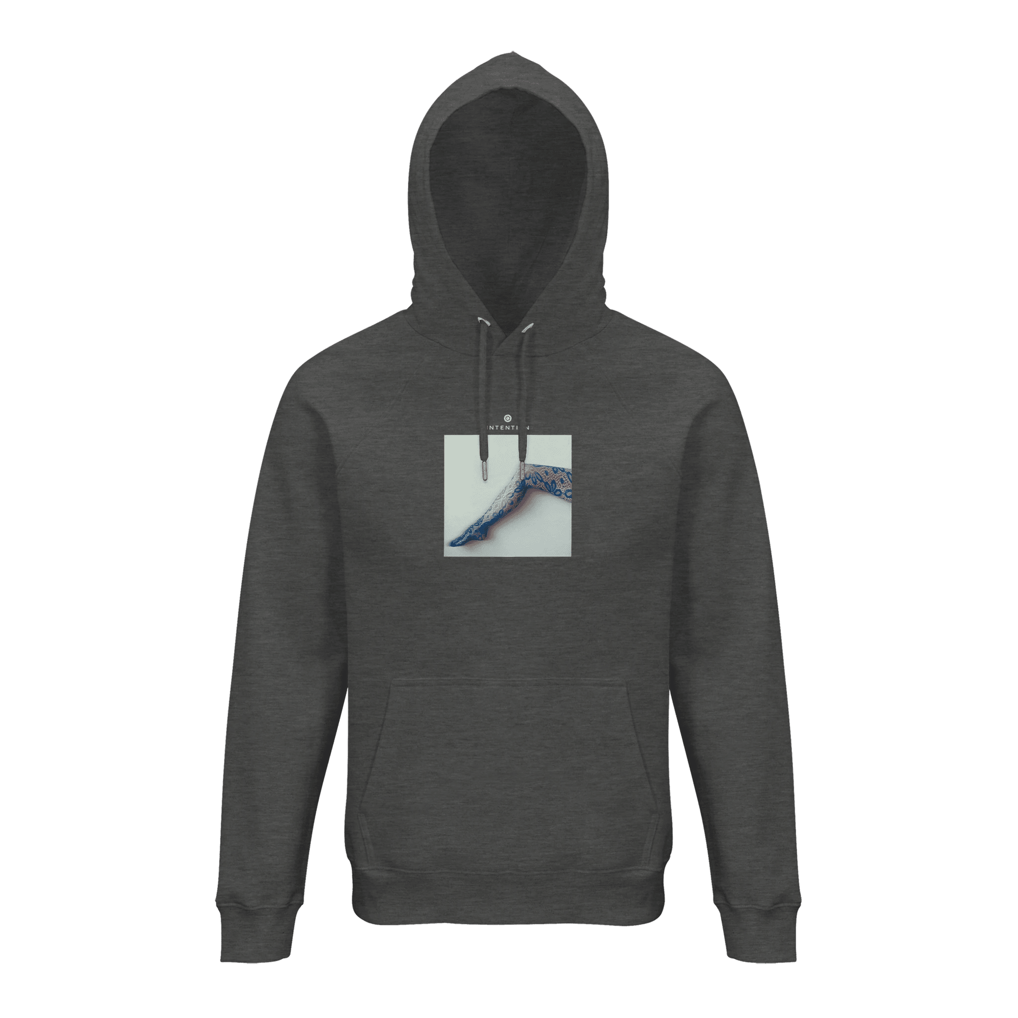 Jazzy - "Lacey Leg" Hoodie Grey Melange XS 1