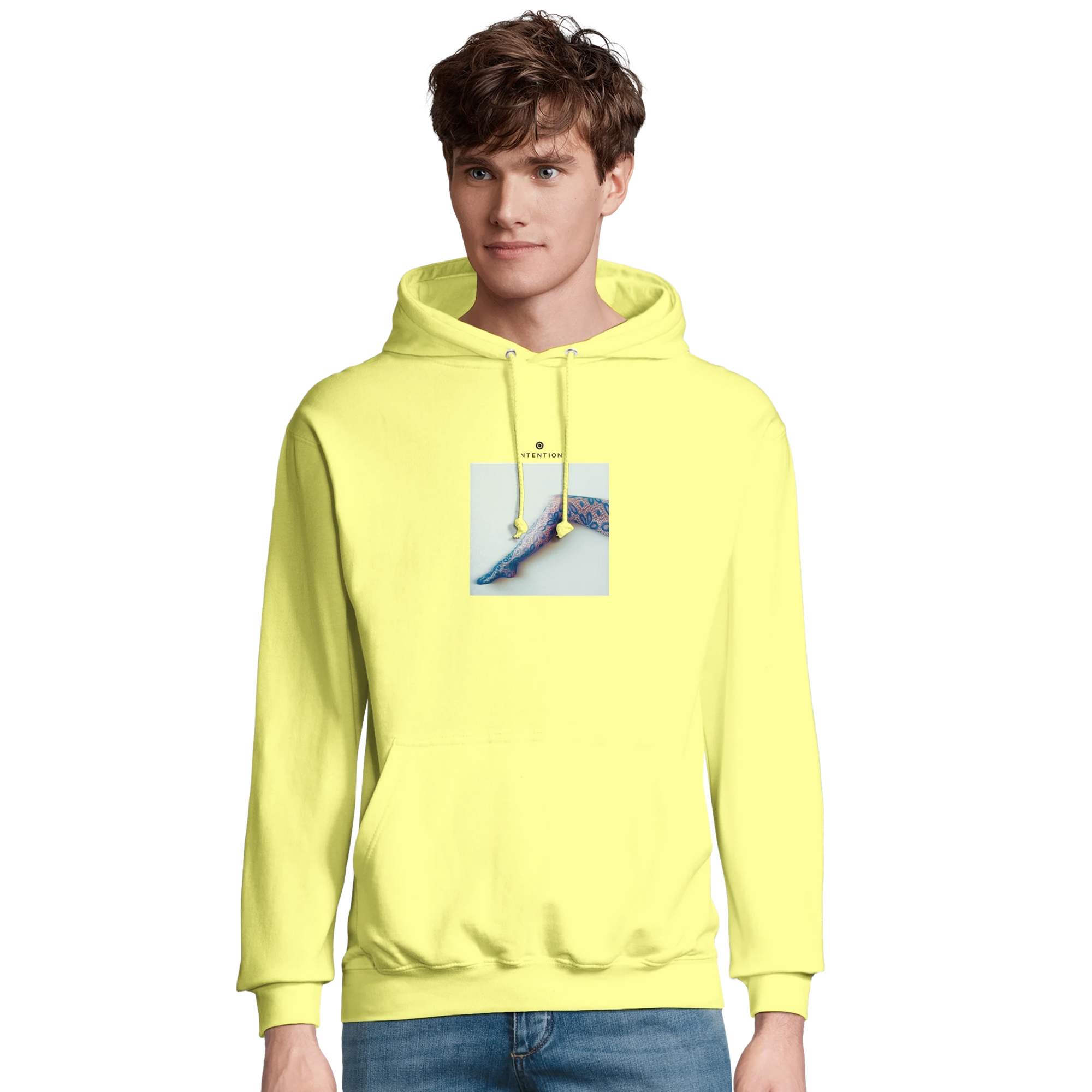 Jazzy - "Lacey Leg" Hoodie Light Yellow XS 21