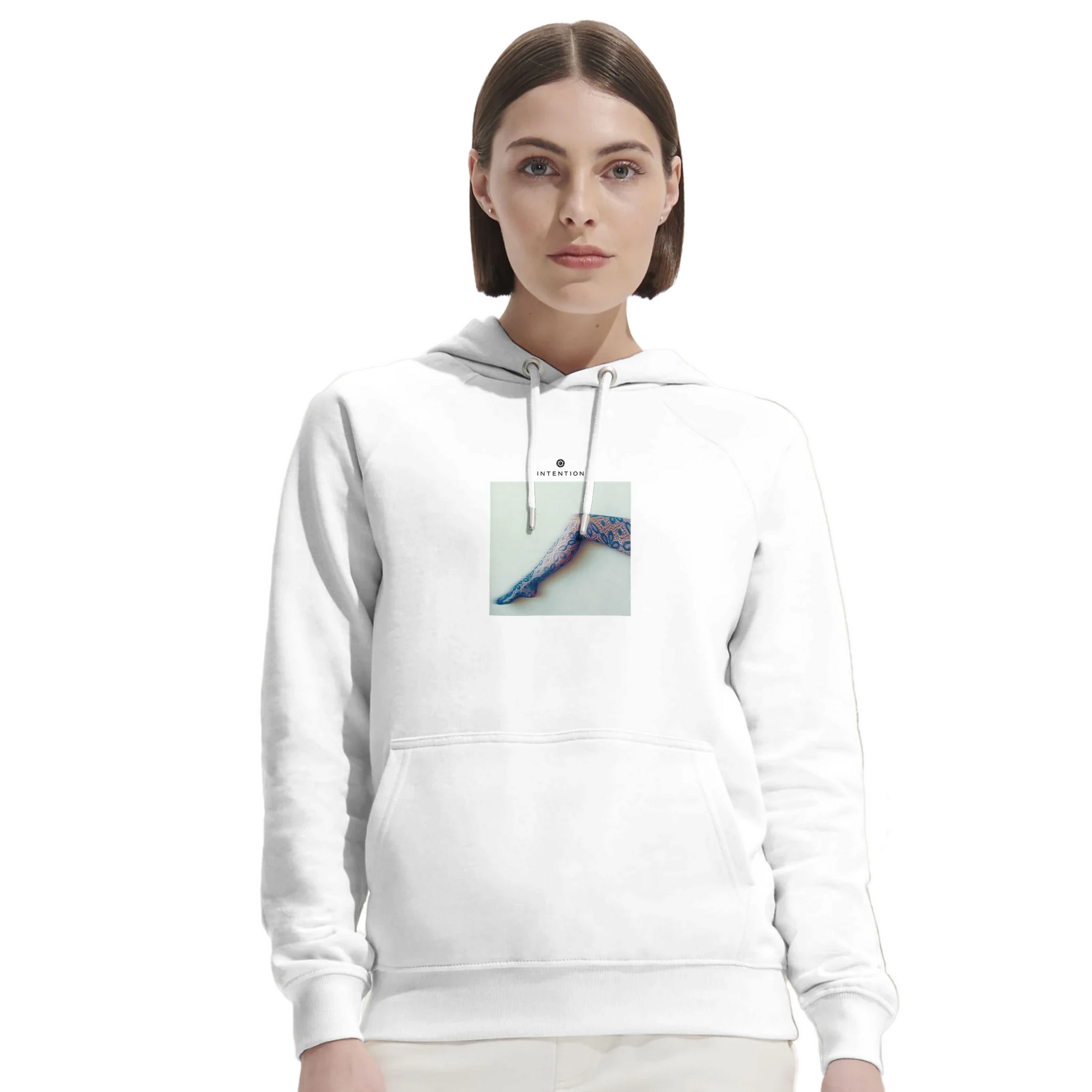 Jazzy - "Lacey Leg" Hoodie White XS 5