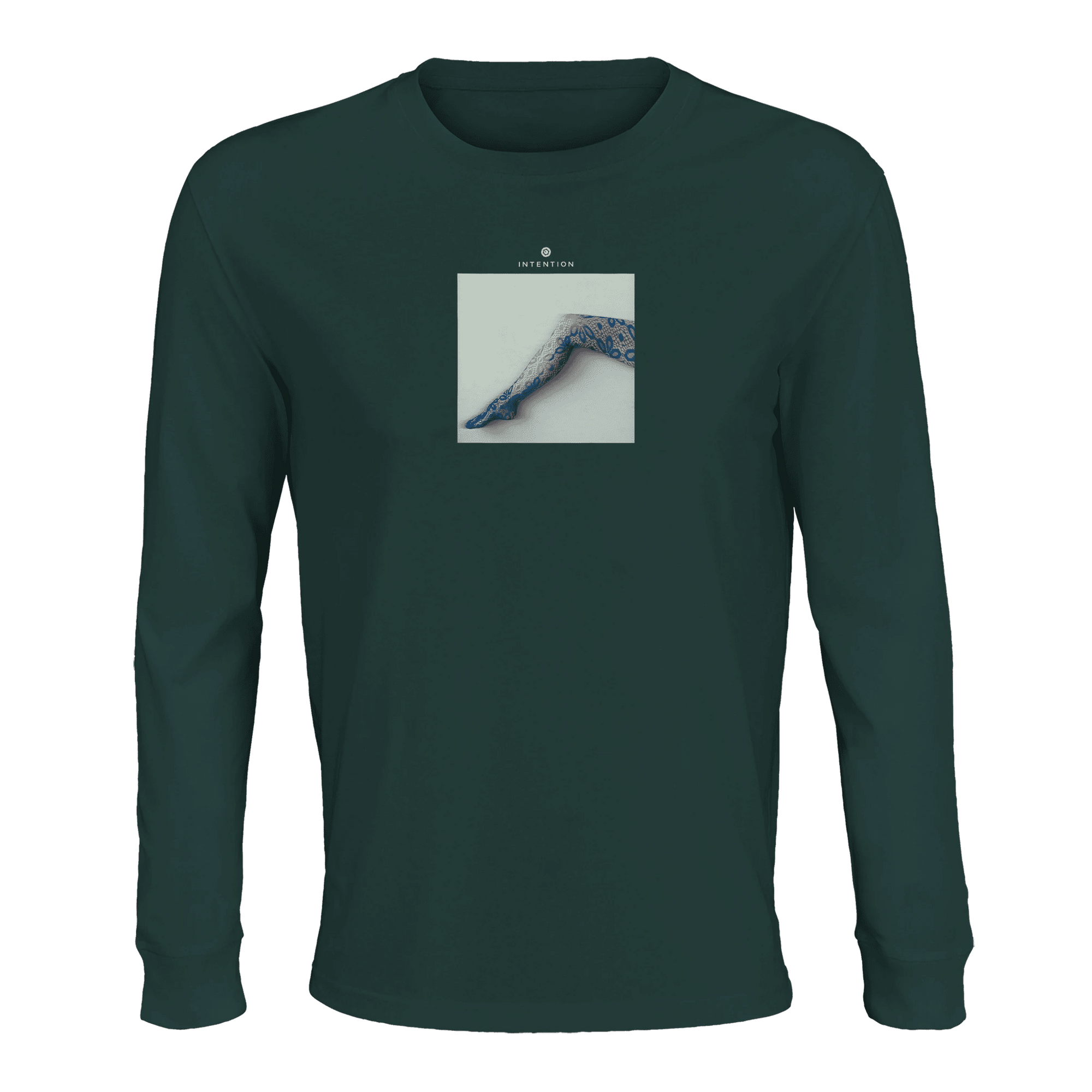 Jazzy - "Lacey Leg" Long sleeve green empire XS 1