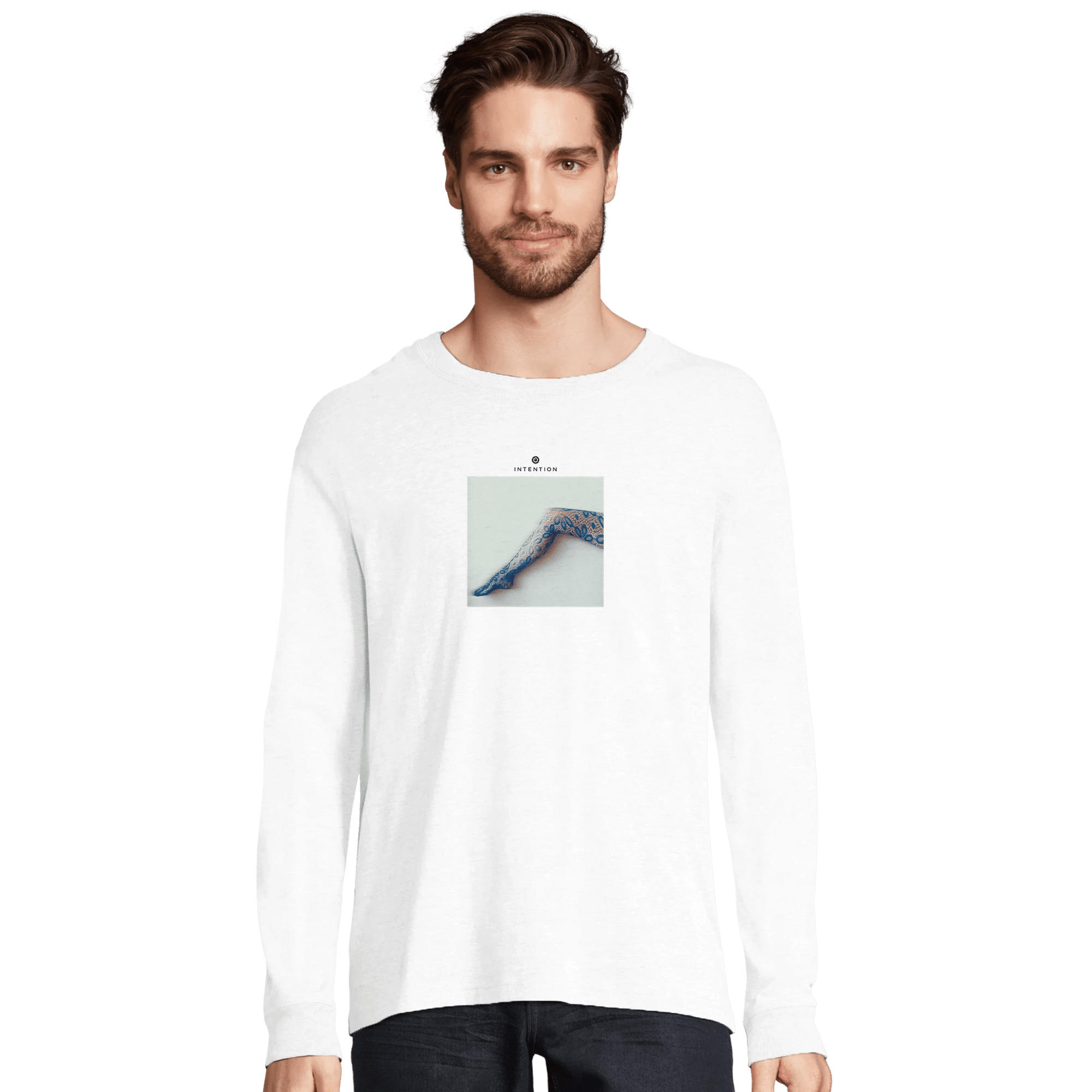Jazzy - "Lacey Leg" Long sleeve White XS 3