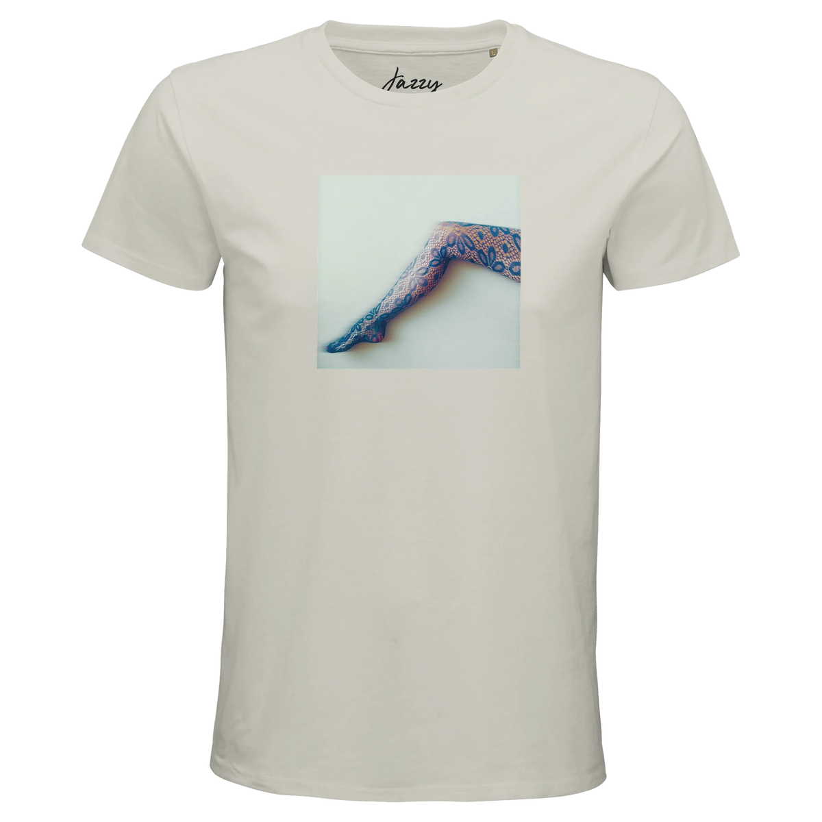 Jazzy - "Lacey Leg" T-shirt Ash 1