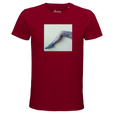 Jazzy - "Lacey Leg" T-shirt Burgundy 1