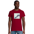 Jazzy - "Lacey Leg" T-shirt Burgundy 3