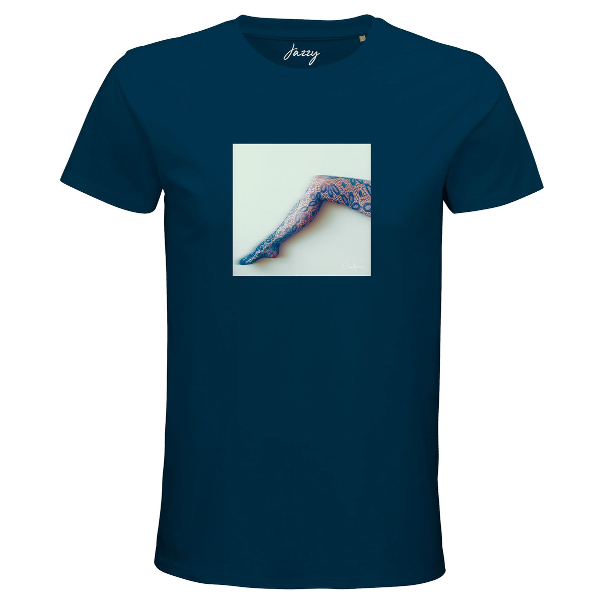 Jazzy - "Lacey Leg" T-shirt denim 1