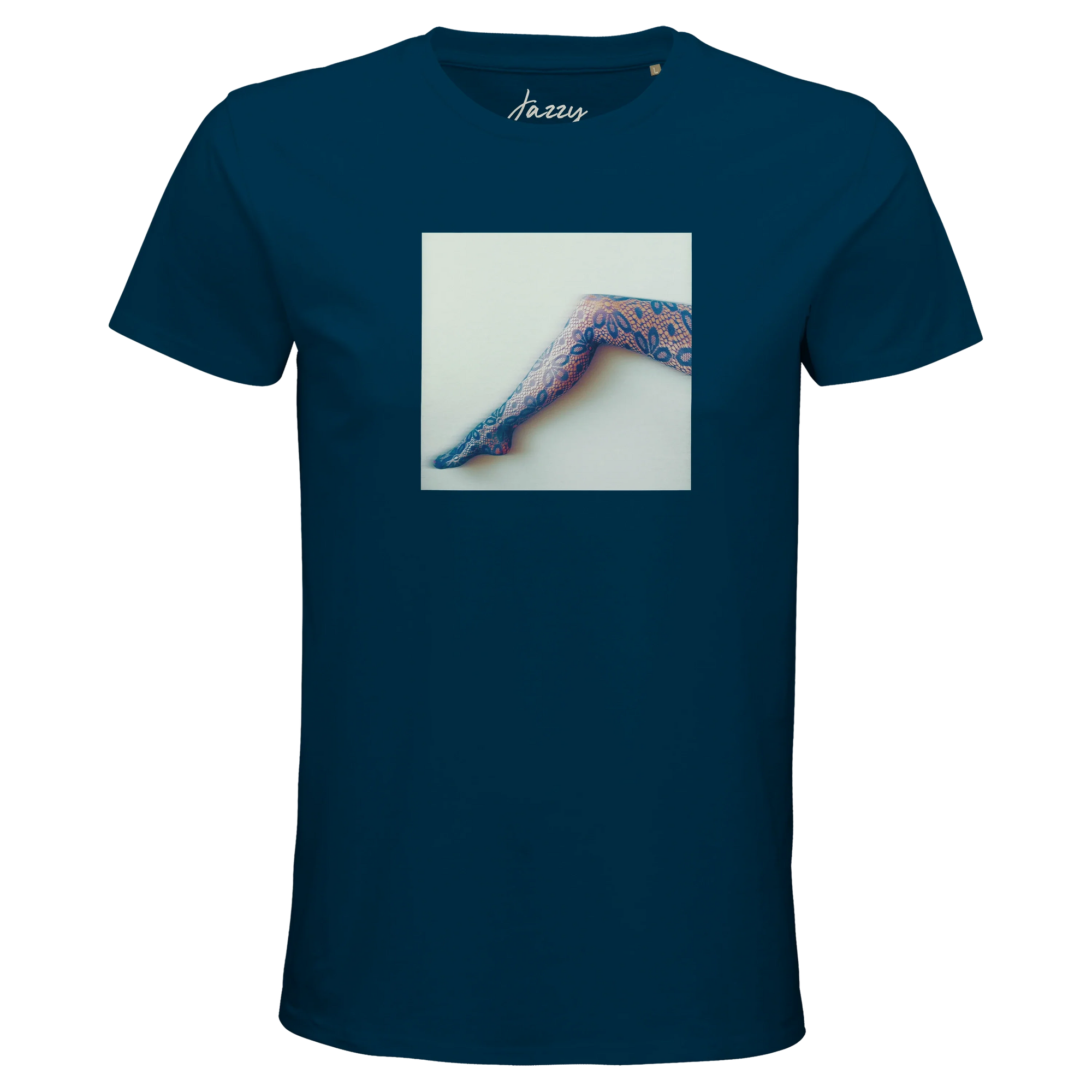 Jazzy - "Lacey Leg" T-shirt denim 1