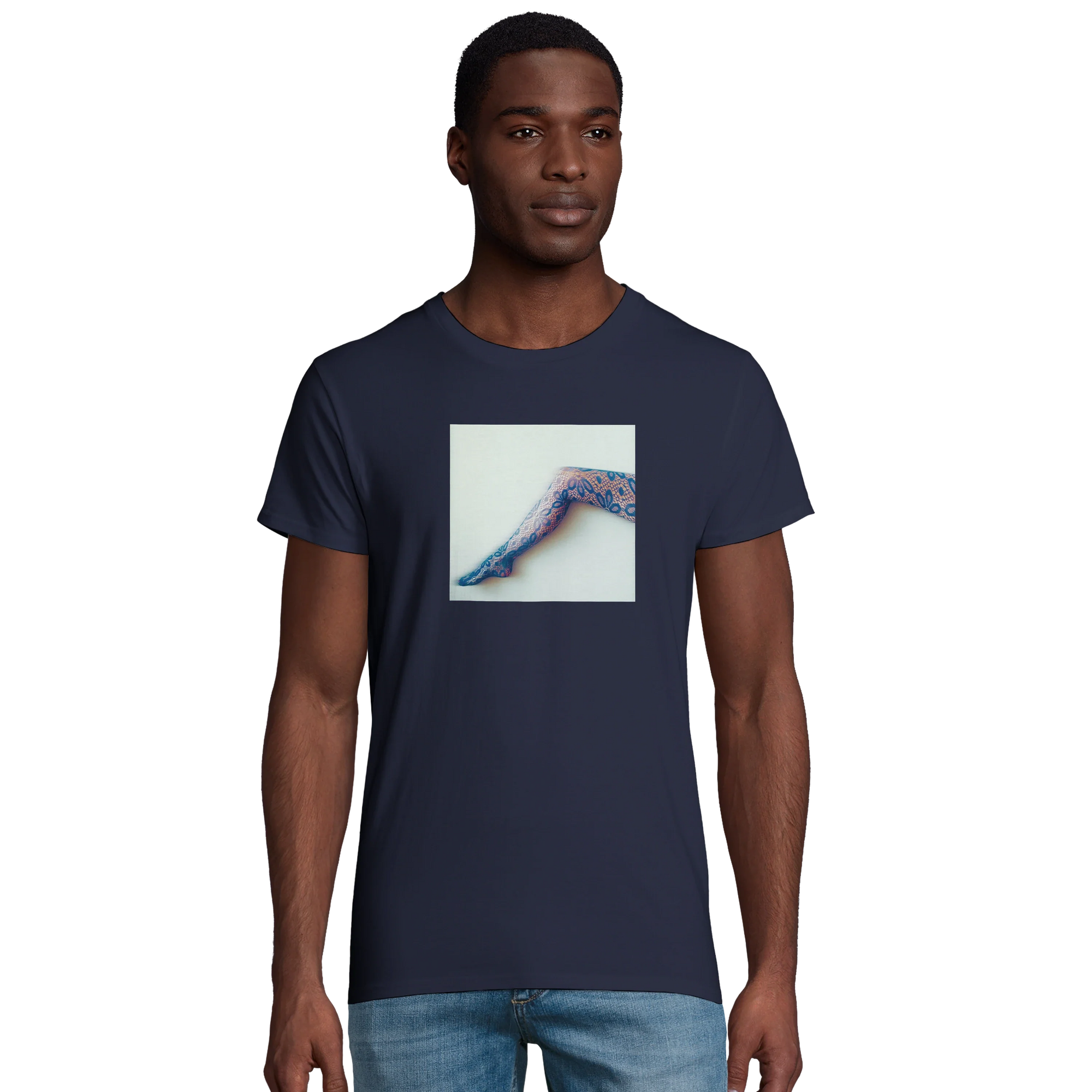 Jazzy - "Lacey Leg" T-shirt French Navy 3