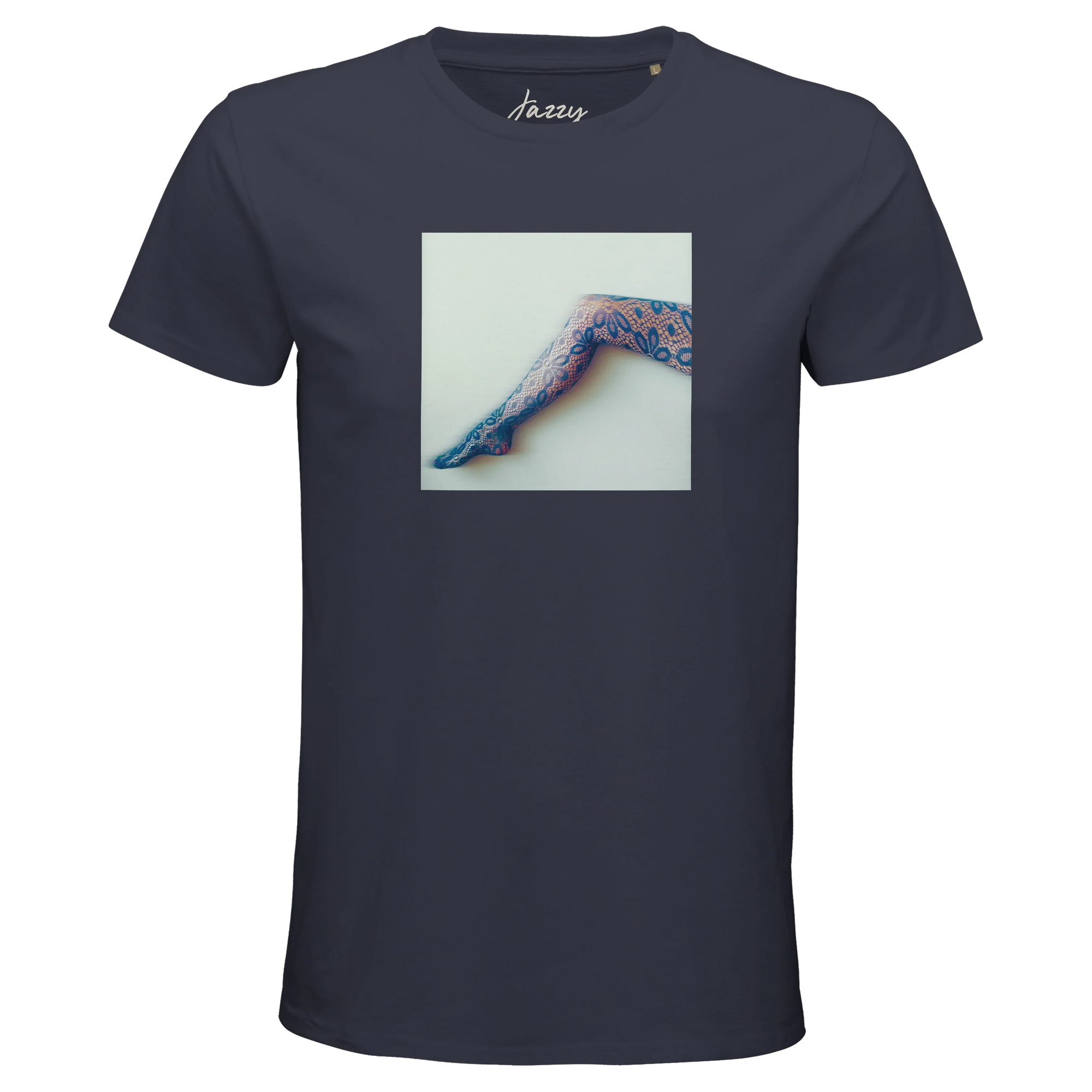 Jazzy - "Lacey Leg" T-shirt mouse grey 1