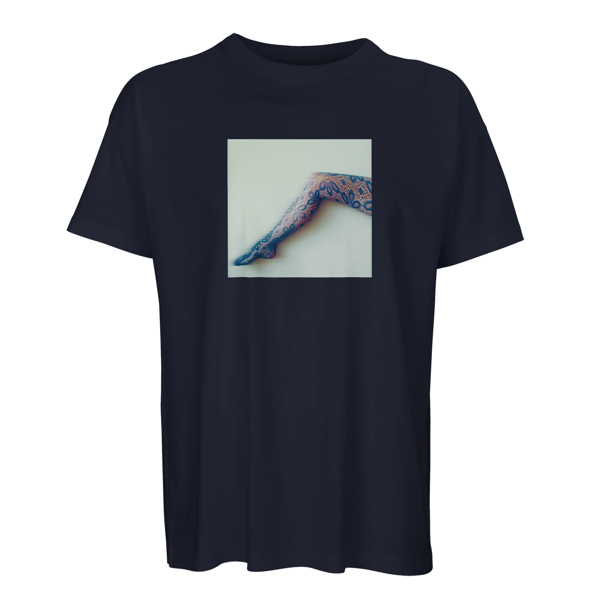 Jazzy - "Lacey Leg" T-shirt French Navy 1