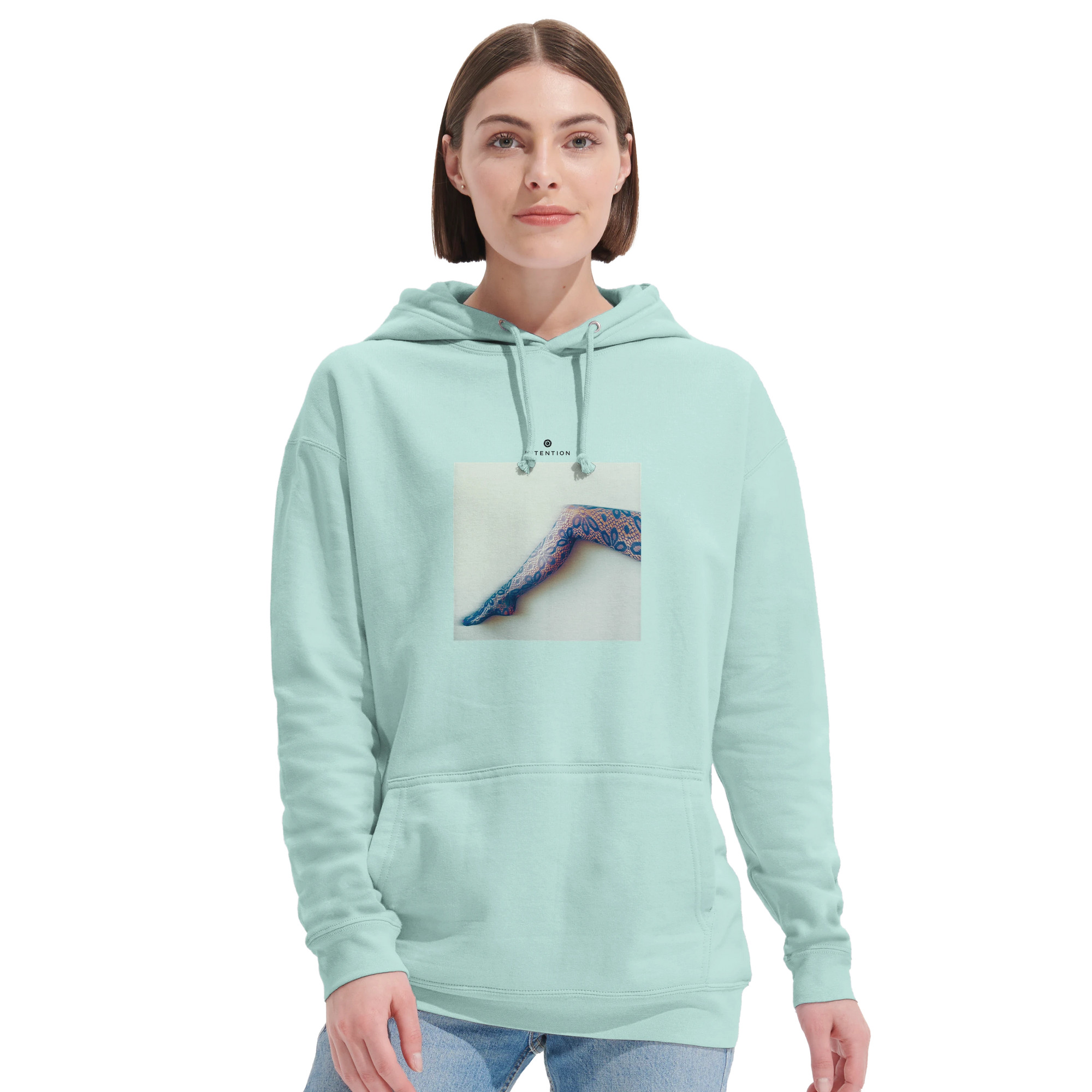 Jazzy - "Lacey Leg" Hoodie arctic blue XS 5