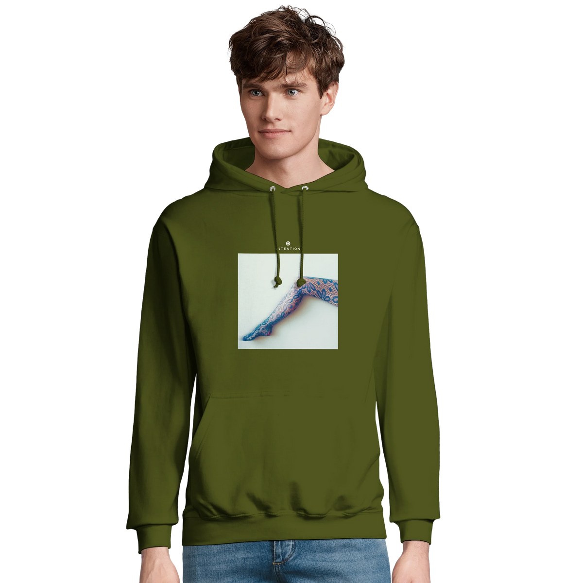 Jazzy - "Lacey Leg" Hoodie Army 3